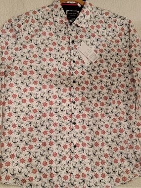 Silver Stone Collection Men’s Long Sleeve Dress Shirt 3x XXXL Anchors MSRP 149